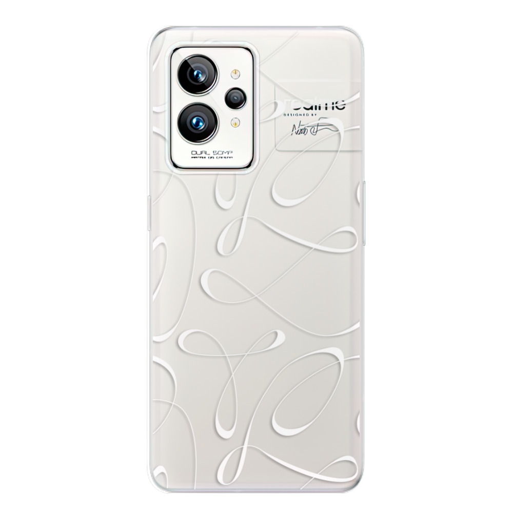Silikonové odolné pouzdro iSaprio Fancy - white na mobil Realme GT 2 Pro (Odolný silikonový kryt, obal, pouzdro iSaprio Fancy - white na mobilní telefon Realme GT 2 Pro)
