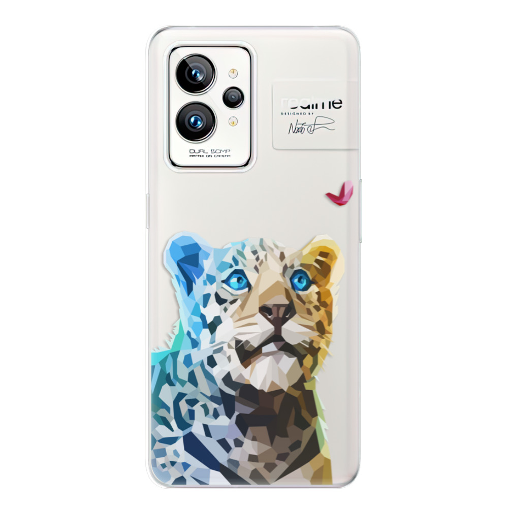 Odolné silikonové pouzdro iSaprio - Leopard With Butterfly - Realme GT 2 Pro