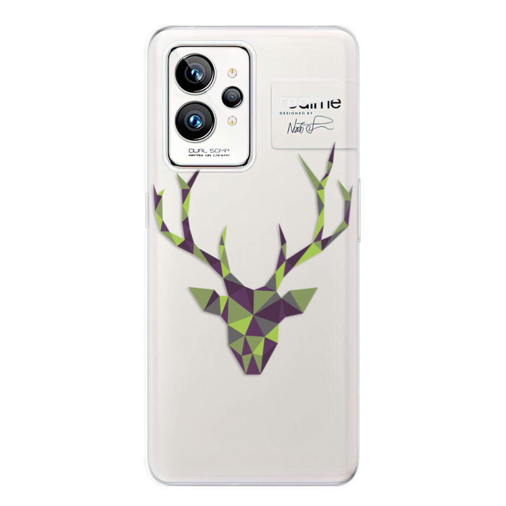 Odolné silikonové pouzdro iSaprio - Deer Green - Realme GT 2 Pro
