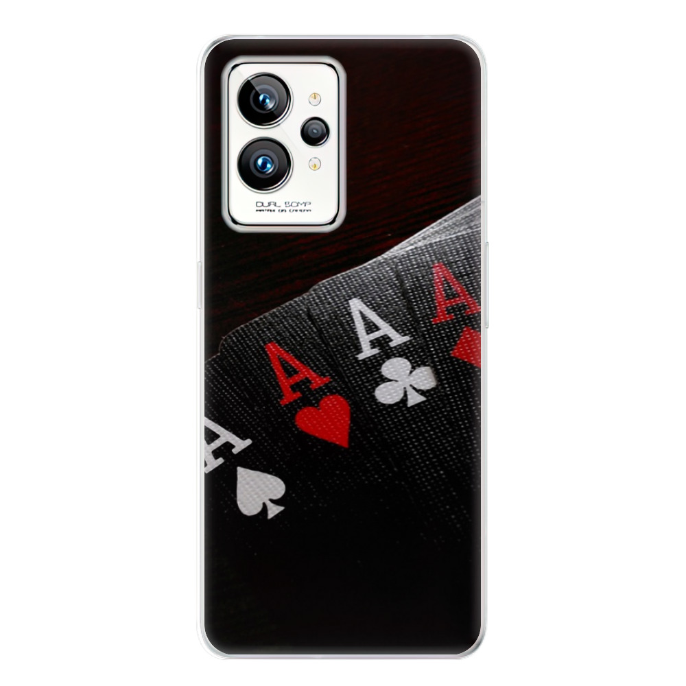 Silikonové odolné pouzdro iSaprio Poker na mobil Realme GT 2 Pro (Odolný silikonový kryt, obal, pouzdro iSaprio Poker na mobilní telefon Realme GT 2 Pro)