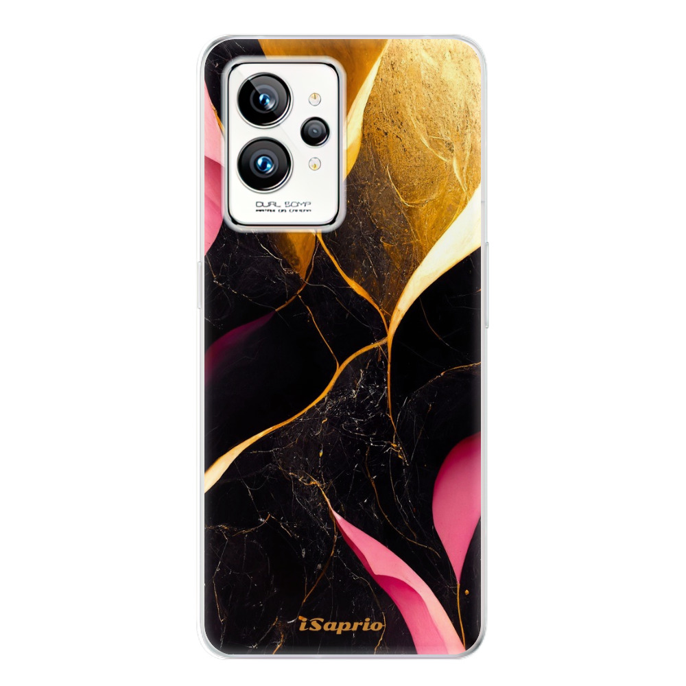 Odolné silikonové pouzdro iSaprio - Gold Pink Marble - Realme GT 2 Pro