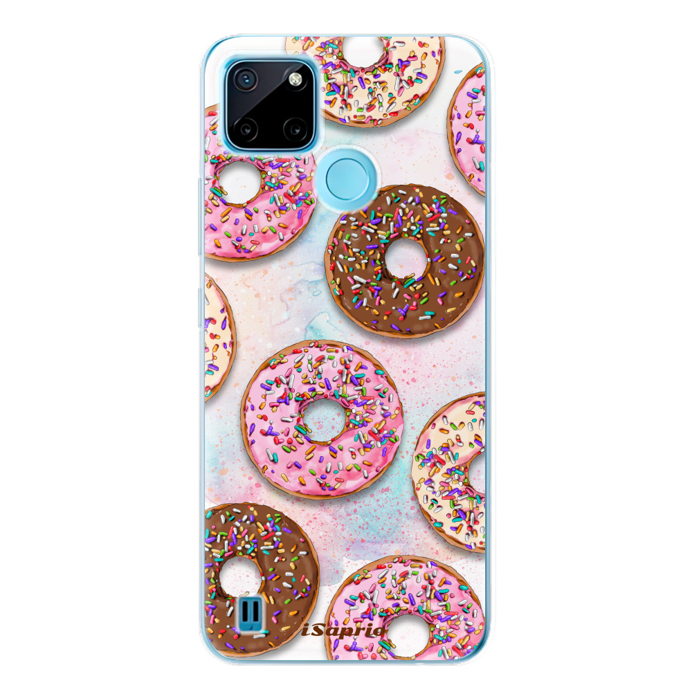 Silikonové odolné pouzdro iSaprio Donuts 11 na mobil Realme C21Y / C25Y (Odolný silikonový kryt, obal, pouzdro iSaprio Donuts 11 na mobilní telefon Realme C21Y / C25Y)