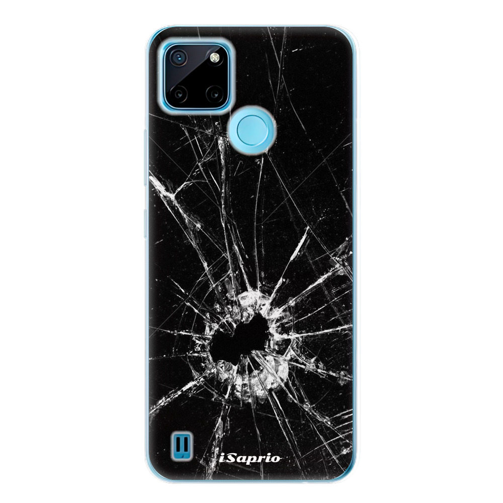 Silikonové odolné pouzdro iSaprio Broken Glass 10 na mobil Realme C21Y / C25Y (Odolný silikonový kryt, obal, pouzdro iSaprio Broken Glass 10 na mobilní telefon Realme C21Y / C25Y)