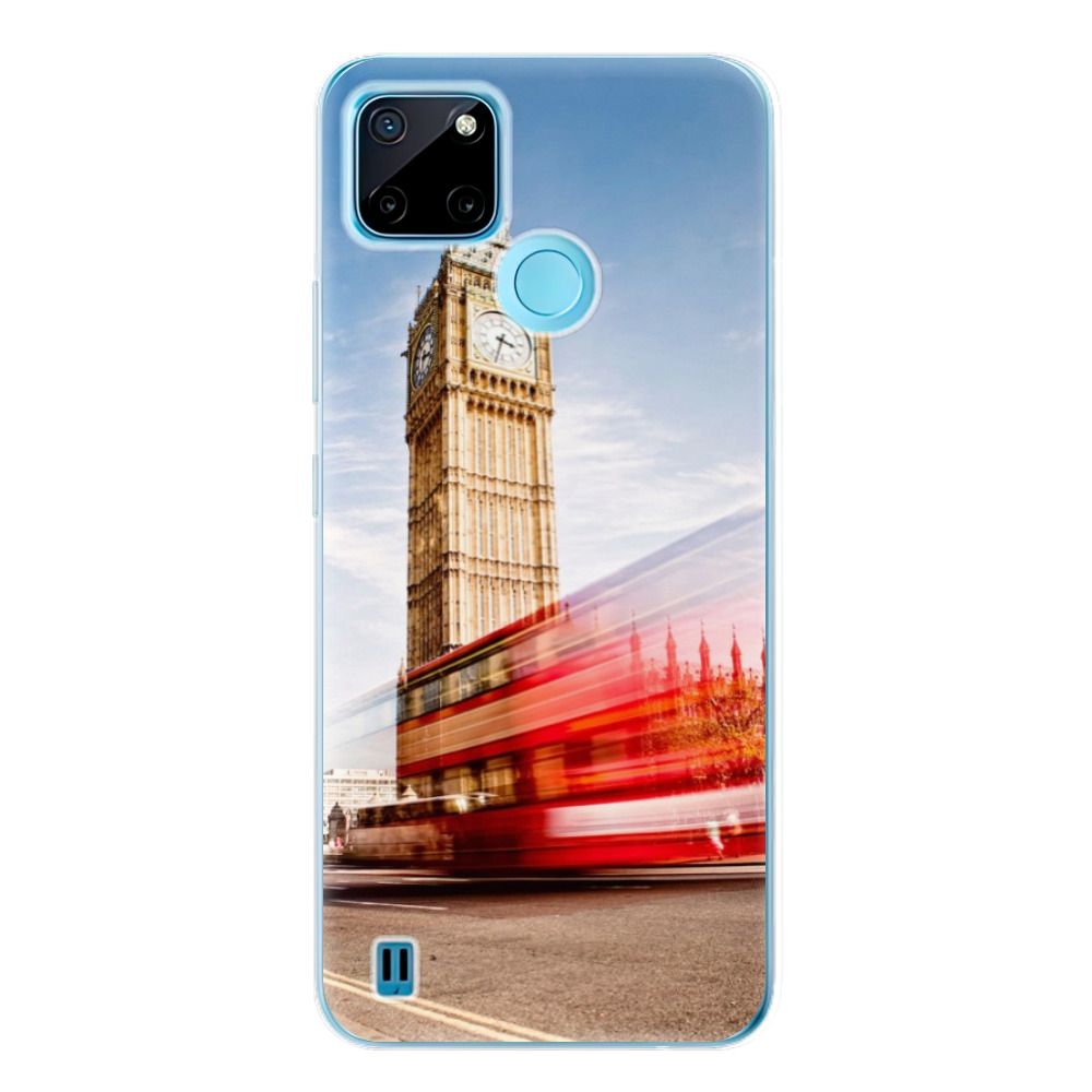 Silikonové odolné pouzdro iSaprio London 01 na mobil Realme C21Y / C25Y (Odolný silikonový kryt, obal, pouzdro iSaprio London 01 na mobilní telefon Realme C21Y / C25Y)