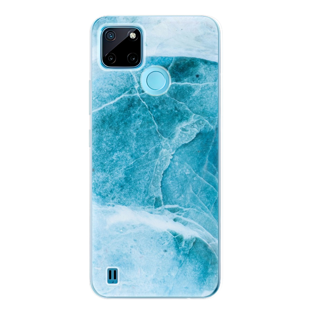 Silikonové odolné pouzdro iSaprio Blue Marble na mobil Realme C21Y / C25Y (Odolný silikonový kryt, obal, pouzdro iSaprio Blue Marble na mobilní telefon Realme C21Y / C25Y)