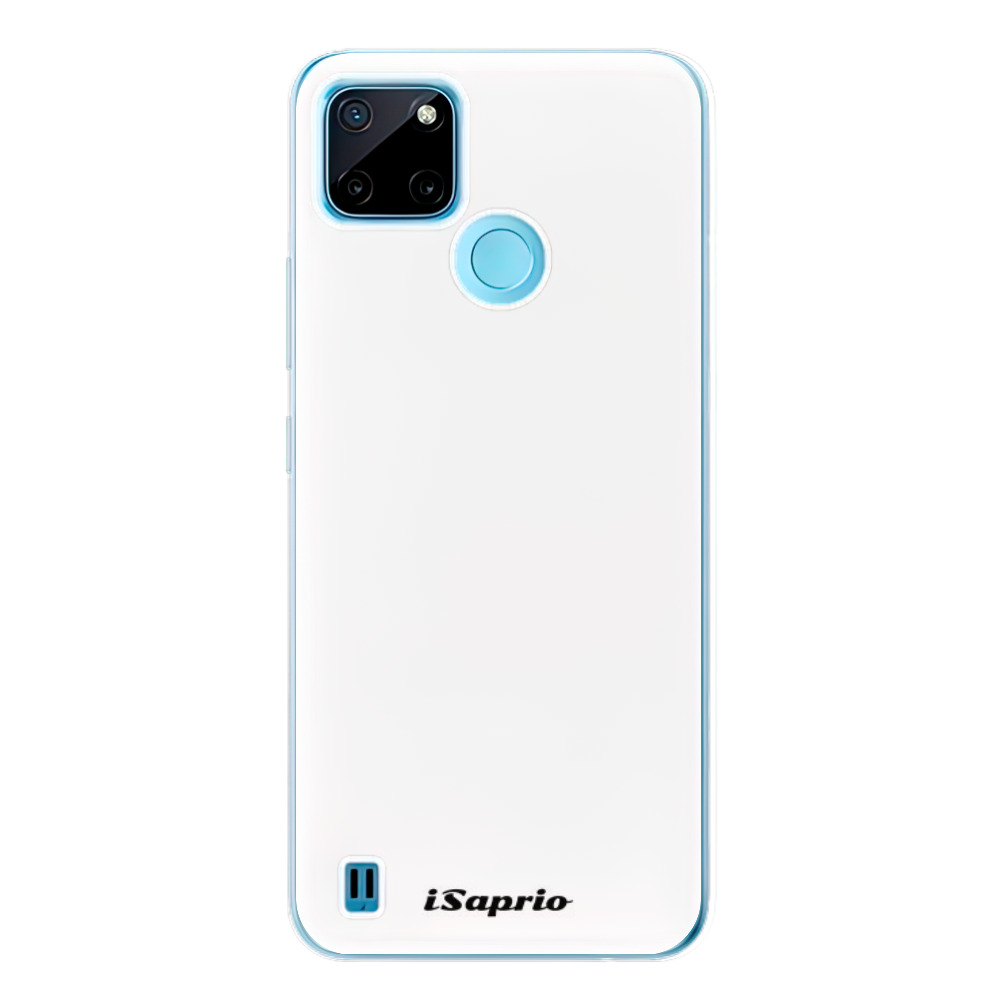 Silikonové odolné pouzdro iSaprio 4Pure - bílé na mobil Realme C21Y / C25Y (Odolný silikonový kryt, obal, pouzdro iSaprio 4Pure - bílé na mobilní telefon Realme C21Y / C25Y)