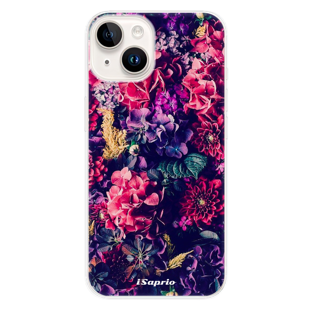 Silikonové odolné pouzdro iSaprio Flowers 10 na mobil Apple iPhone 15 (Odolný silikonový kryt, obal, pouzdro iSaprio Flowers 10 na mobilní telefon Apple iPhone 15)