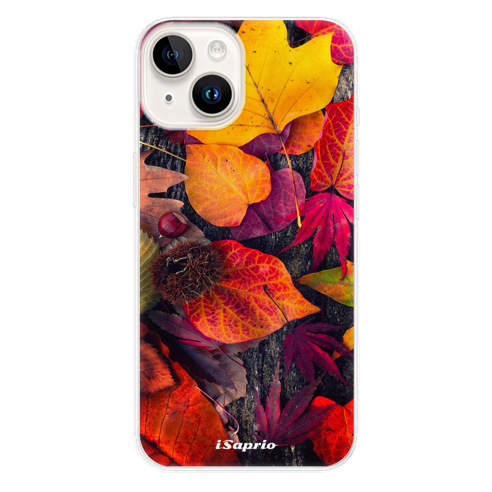 Odolné silikonové pouzdro iSaprio - Autumn Leaves 03 - iPhone 15