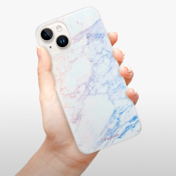 Silikonové pouzdro iSaprio - Apple iPhone 15 - Raibow Marble 10