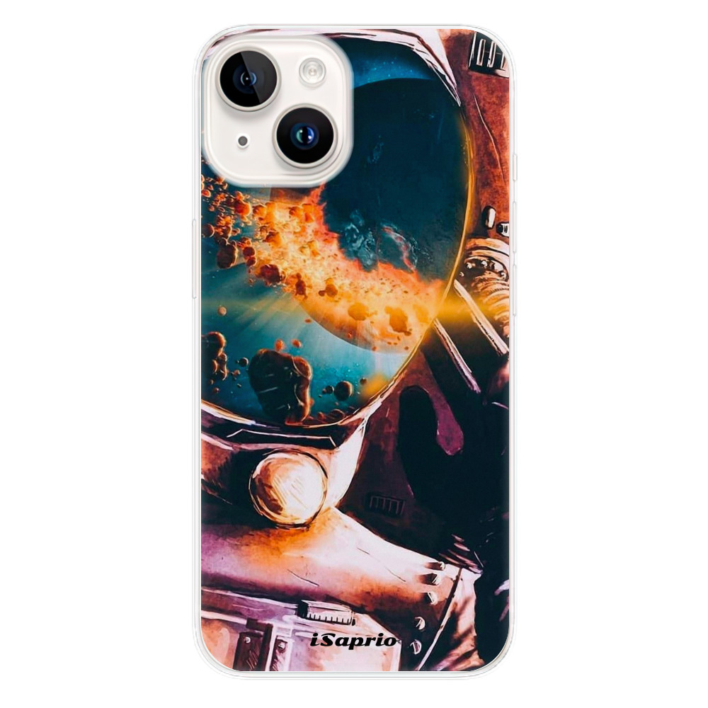 Silikonové odolné pouzdro iSaprio Astronaut 01 na mobil Apple iPhone 15 (Odolný silikonový kryt, obal, pouzdro iSaprio Astronaut 01 na mobilní telefon Apple iPhone 15)