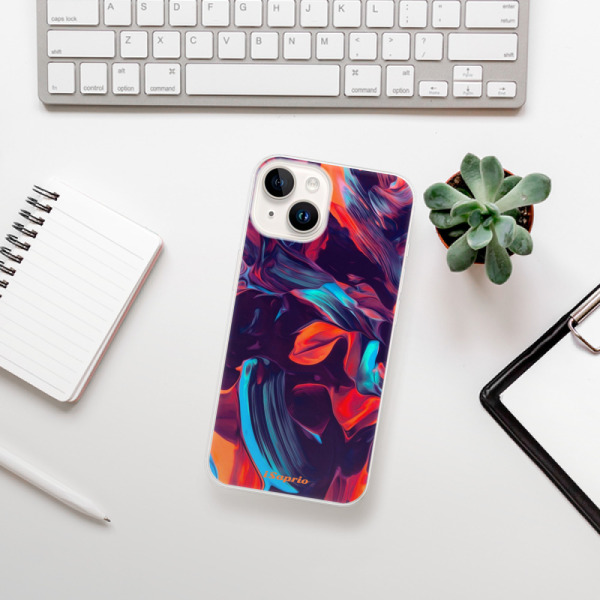 Silikonové pouzdro iSaprio - Apple iPhone 15 - Color Marble 19