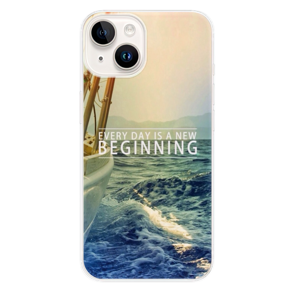 Silikonové odolné pouzdro iSaprio Beginning na mobil Apple iPhone 15 (Odolný silikonový kryt, obal, pouzdro iSaprio Beginning na mobilní telefon Apple iPhone 15)