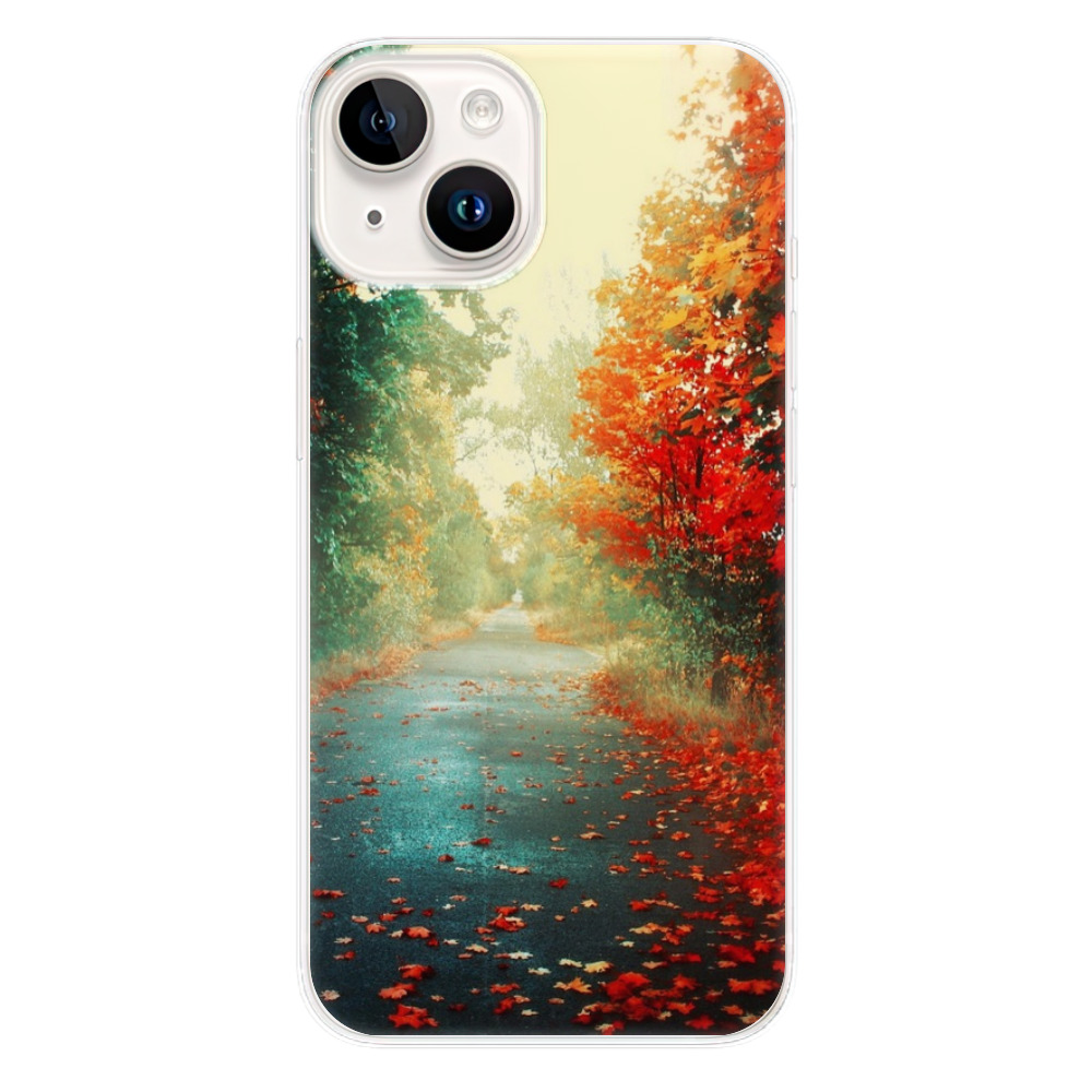 Silikonové odolné pouzdro iSaprio Autumn 03 na mobil Apple iPhone 15 (Odolný silikonový kryt, obal, pouzdro iSaprio Autumn 03 na mobilní telefon Apple iPhone 15)