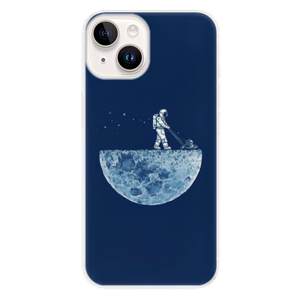 Silikonové odolné pouzdro iSaprio Moon 01 na mobil Apple iPhone 15 (Odolný silikonový kryt, obal, pouzdro iSaprio Moon 01 na mobilní telefon Apple iPhone 15)