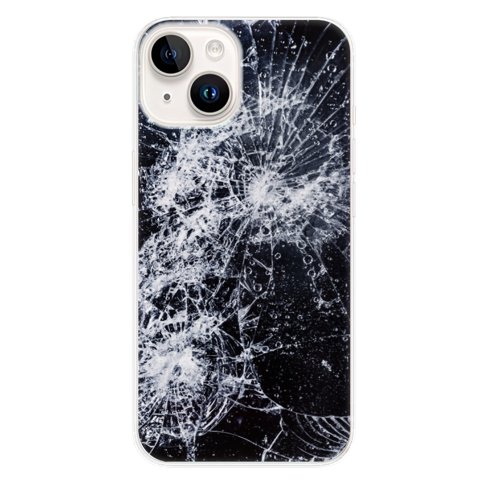 Odolné silikonové pouzdro iSaprio - Cracked - iPhone 15