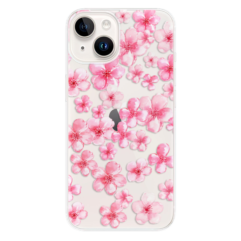 Silikonové odolné pouzdro iSaprio Flower Pattern 05 na mobil Apple iPhone 15 (Odolný silikonový kryt, obal, pouzdro iSaprio Flower Pattern 05 na mobilní telefon Apple iPhone 15)