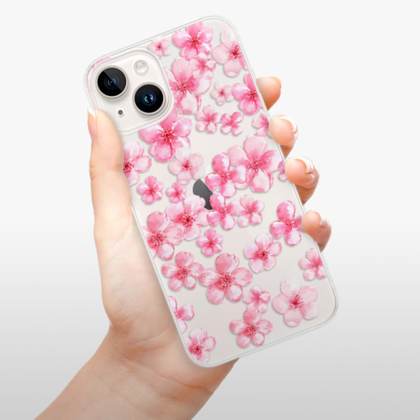Silikonové pouzdro iSaprio - Apple iPhone 15 - Flower Pattern 05