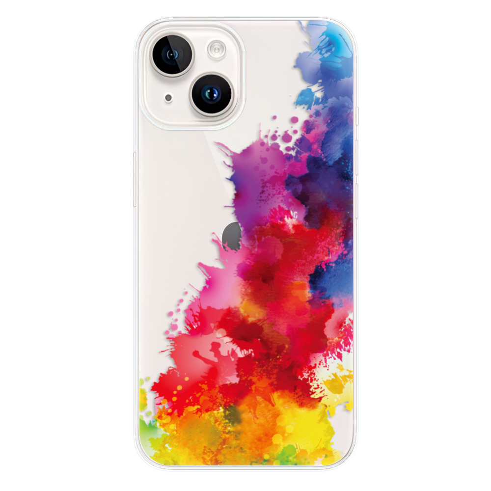 Silikonové odolné pouzdro iSaprio Color Splash 01 na mobil Apple iPhone 15 (Odolný silikonový kryt, obal, pouzdro iSaprio Color Splash 01 na mobilní telefon Apple iPhone 15)