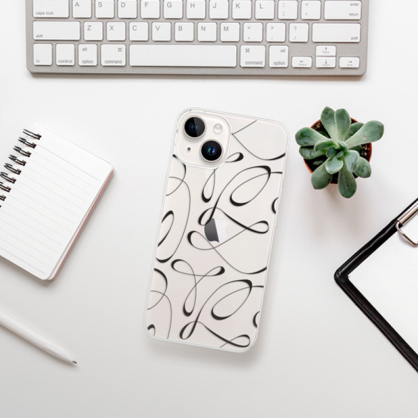 Silikonové pouzdro iSaprio - Apple iPhone 15 - Fancy black