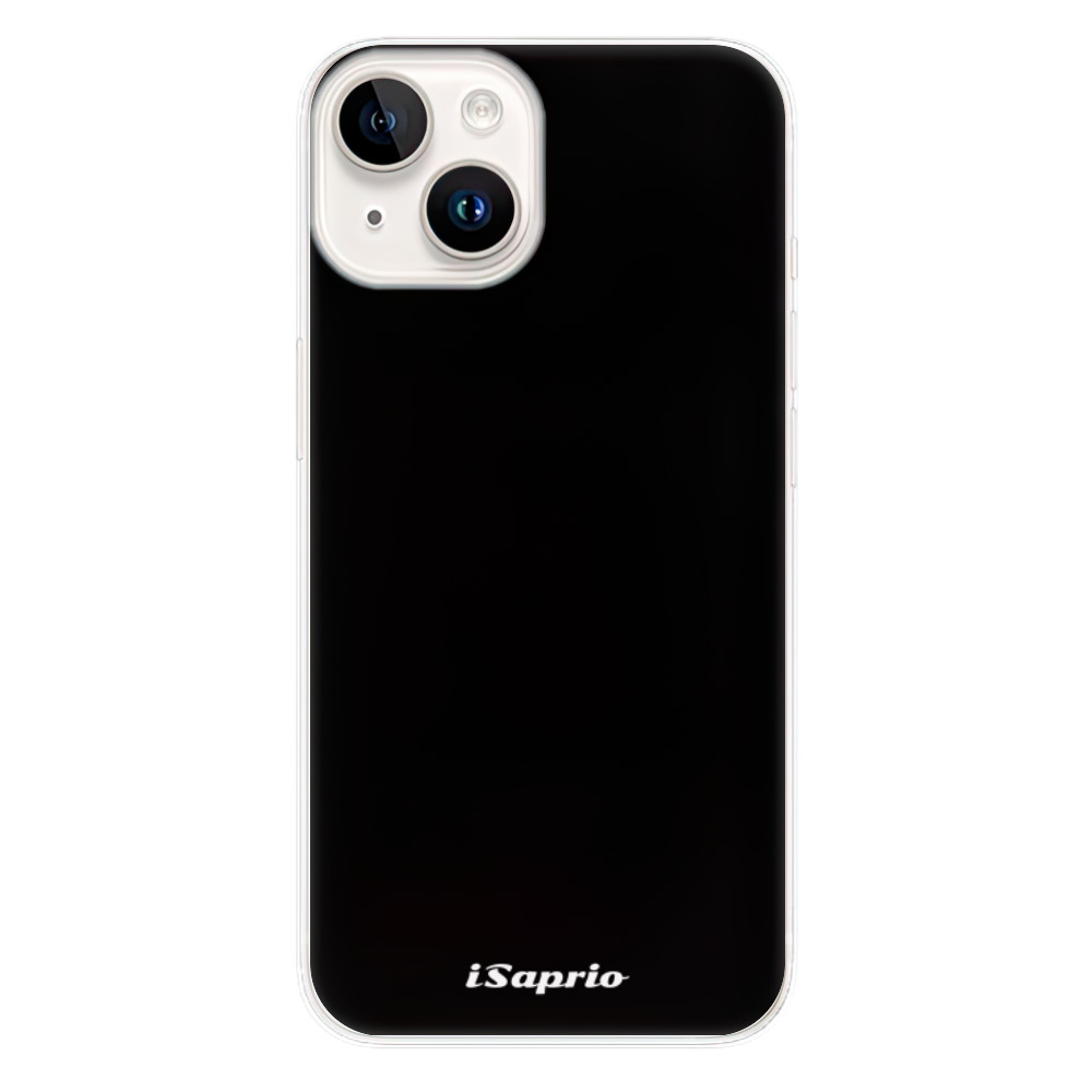 Silikonové odolné pouzdro iSaprio 4Pure - černé na mobil Apple iPhone 15 (Odolný silikonový kryt, obal, pouzdro iSaprio 4Pure - černé na mobilní telefon Apple iPhone 15)