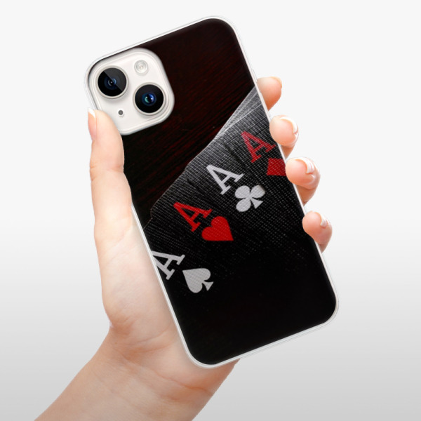 Silikonové pouzdro iSaprio - Apple iPhone 15 - Poker