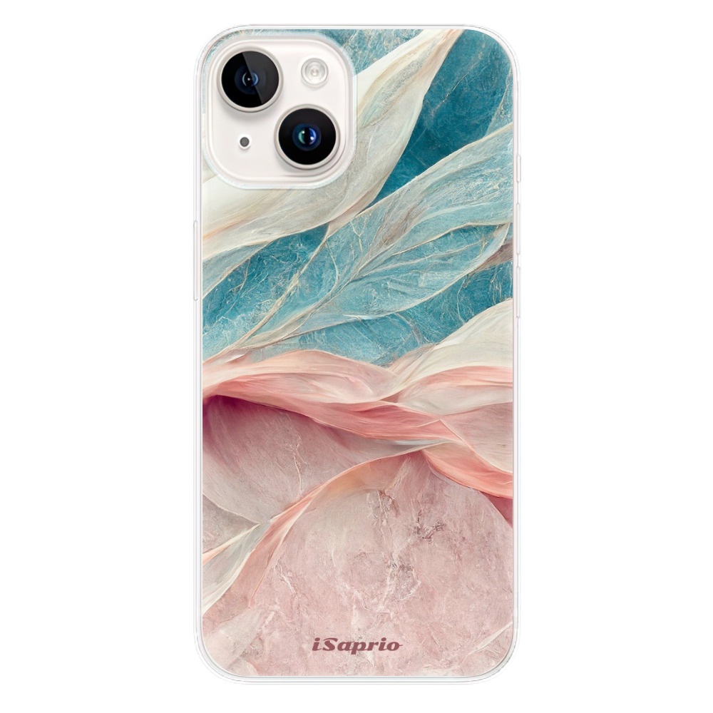 Odolné silikonové pouzdro iSaprio - Pink and Blue - iPhone 15