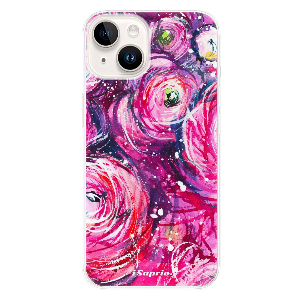 Odolné silikonové pouzdro iSaprio - Pink Bouquet - iPhone 15