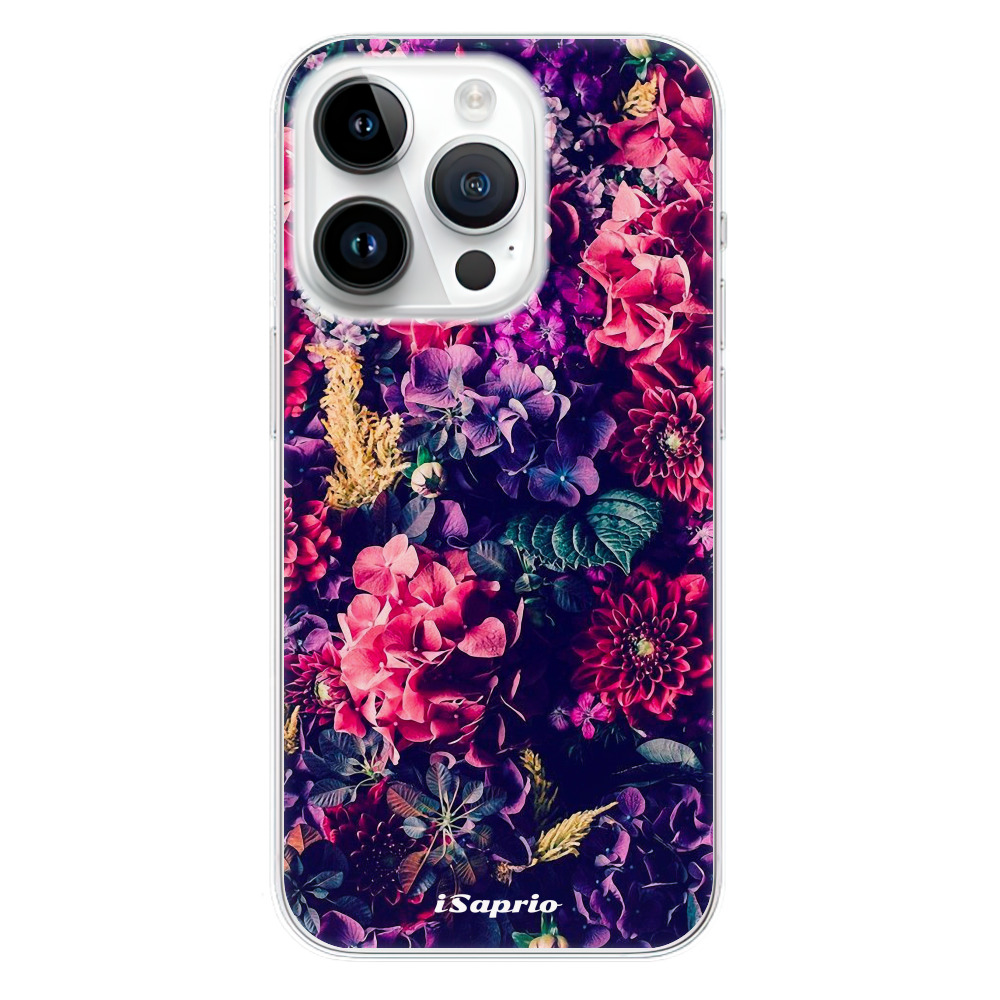 Silikonové odolné pouzdro iSaprio Flowers 10 na mobil Apple iPhone 15 Pro (Odolný silikonový kryt, obal, pouzdro iSaprio Flowers 10 na mobilní telefon Apple iPhone 15 Pro)