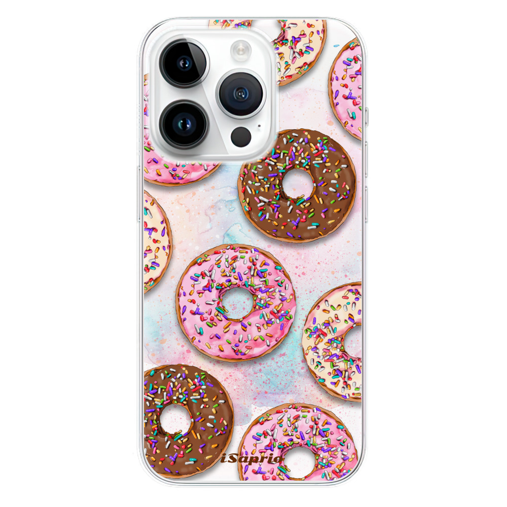 Silikonové odolné pouzdro iSaprio Donuts 11 na mobil Apple iPhone 15 Pro (Odolný silikonový kryt, obal, pouzdro iSaprio Donuts 11 na mobilní telefon Apple iPhone 15 Pro)