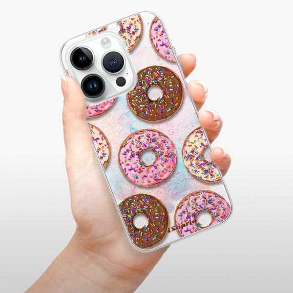 Silikonové pouzdro iSaprio - Apple iPhone 15 Pro - Donuts 11