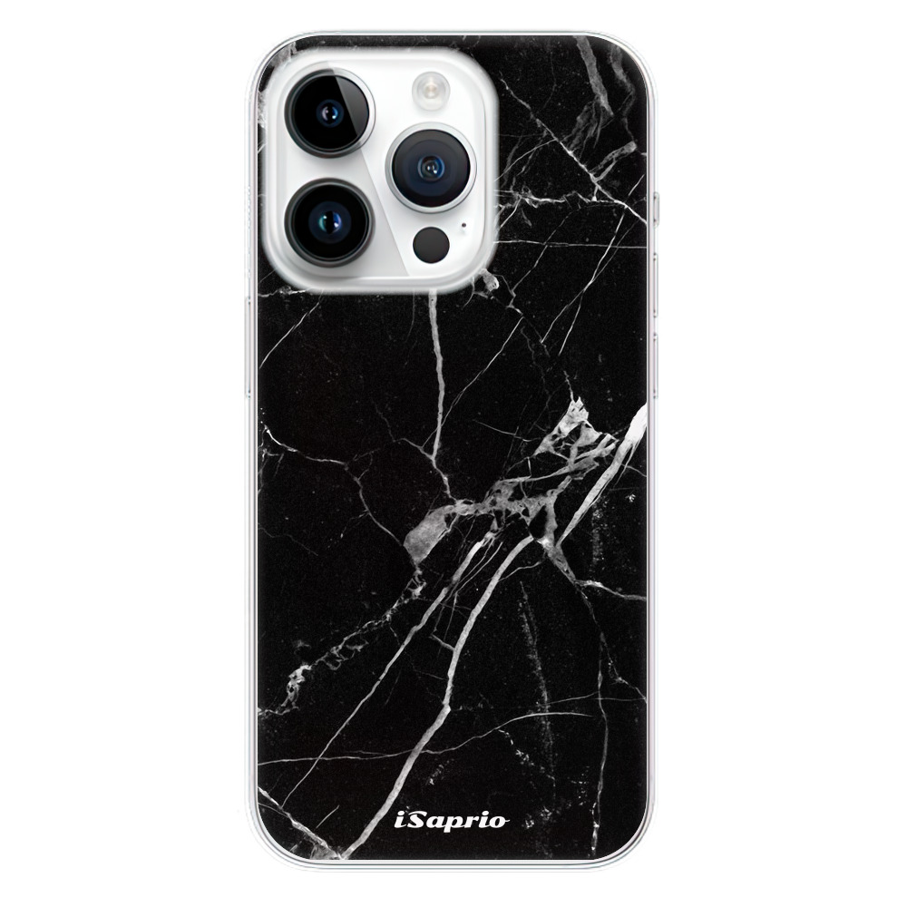 Odolné silikonové pouzdro iSaprio - Black Marble 18 - iPhone 15 Pro
