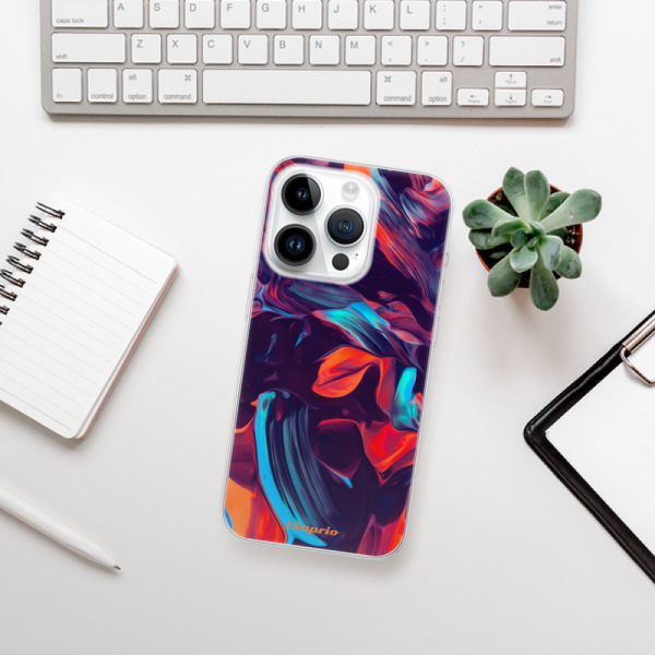 Silikonové pouzdro iSaprio - Apple iPhone 15 Pro - Color Marble 19