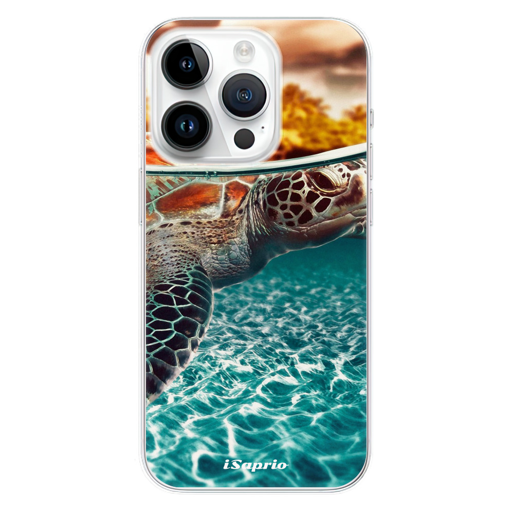 Odolné silikonové pouzdro iSaprio - Turtle 01 - iPhone 15 Pro