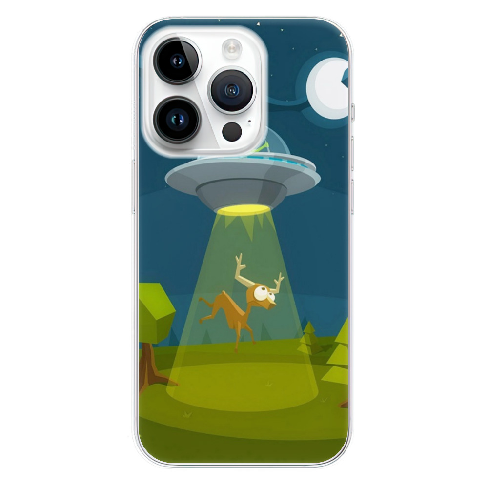 Silikonové odolné pouzdro iSaprio Alien 01 na mobil Apple iPhone 15 Pro (Odolný silikonový kryt, obal, pouzdro iSaprio Alien 01 na mobilní telefon Apple iPhone 15 Pro)