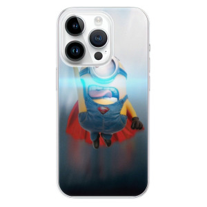 Silikonové pouzdro iSaprio - Apple iPhone 15 Pro - Mimons Superman 02