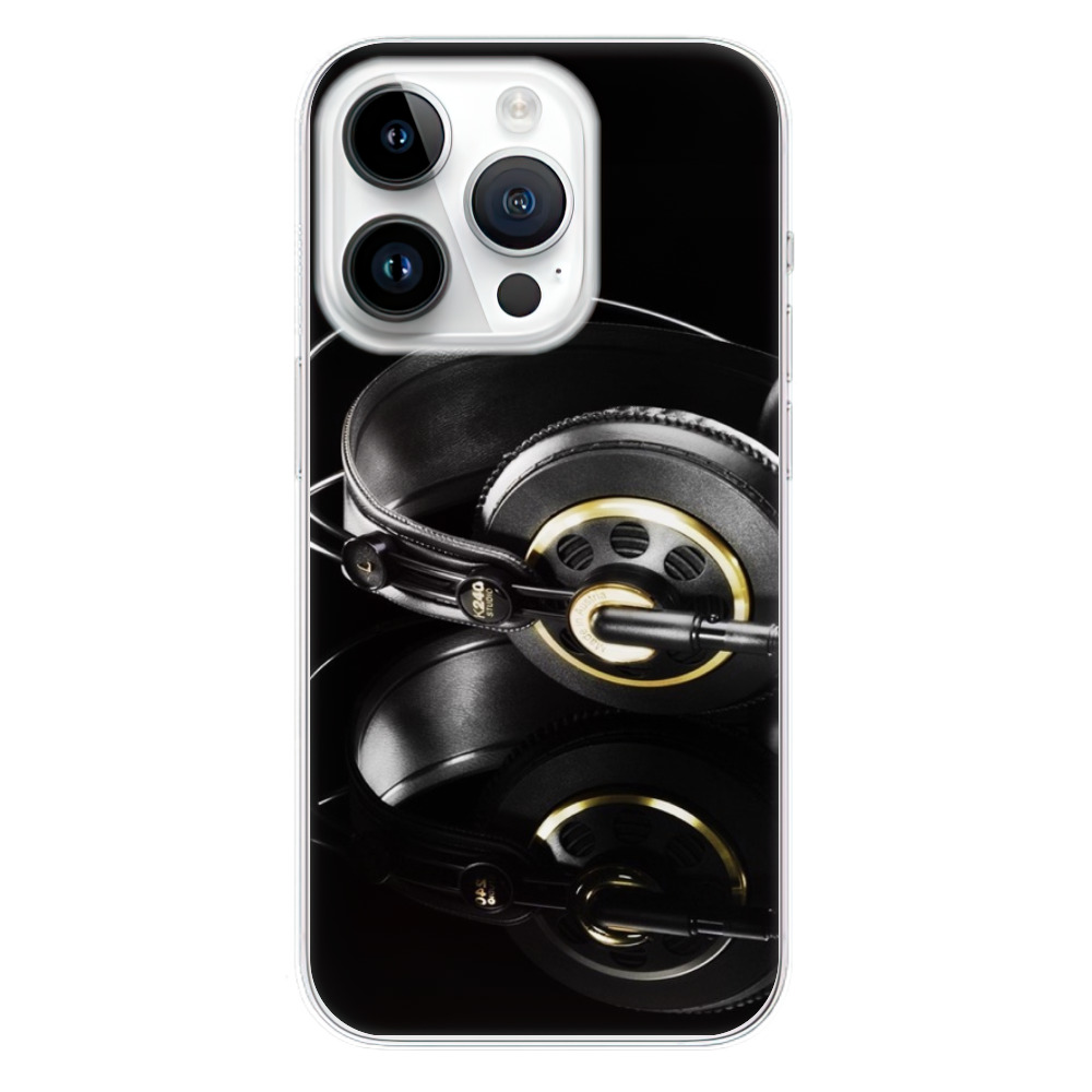 Odolné silikonové pouzdro iSaprio - Headphones 02 - iPhone 15 Pro