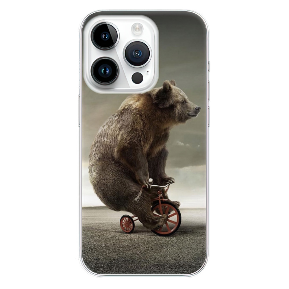 Silikonové odolné pouzdro iSaprio Bear 01 na mobil Apple iPhone 15 Pro (Odolný silikonový kryt, obal, pouzdro iSaprio Bear 01 na mobilní telefon Apple iPhone 15 Pro)