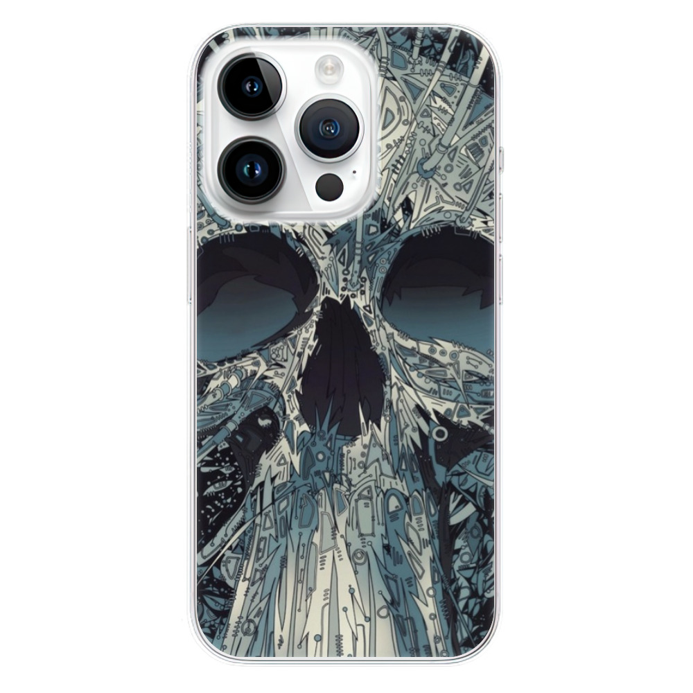 Silikonové odolné pouzdro iSaprio Abstract Skull na mobil Apple iPhone 15 Pro (Odolný silikonový kryt, obal, pouzdro iSaprio Abstract Skull na mobilní telefon Apple iPhone 15 Pro)