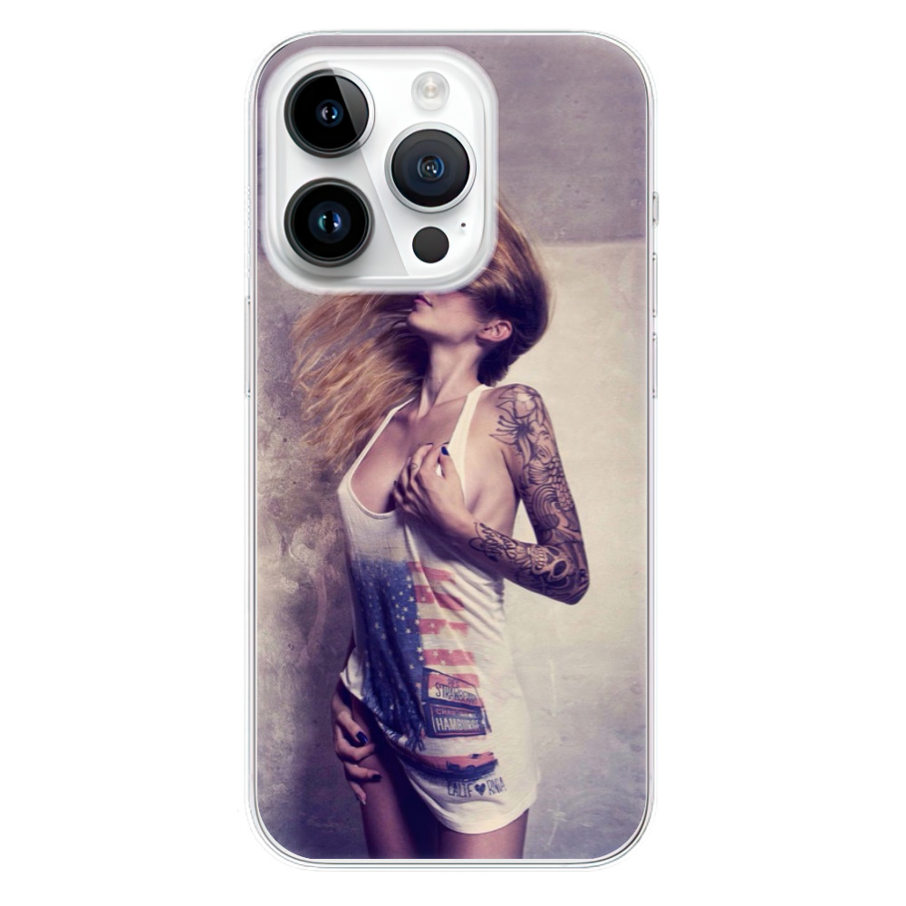 Odolné silikonové pouzdro iSaprio - Girl 01 - iPhone 15 Pro