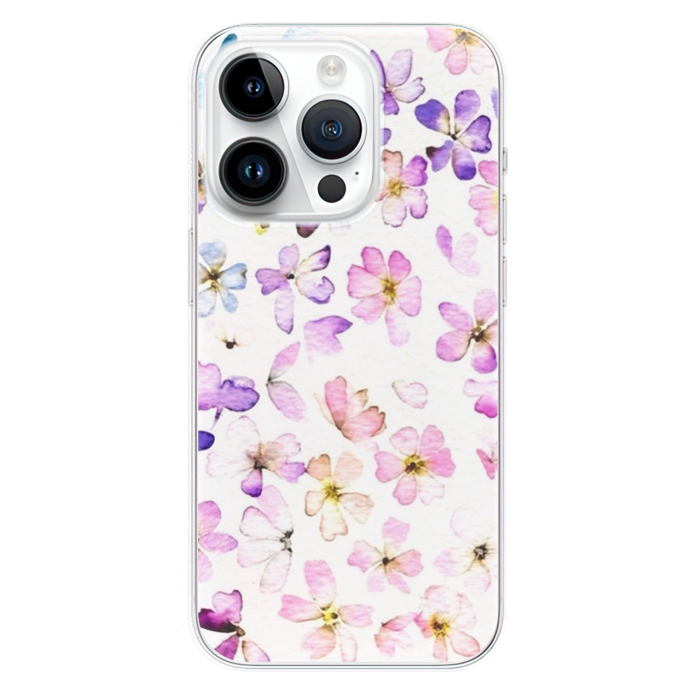 Silikonové odolné pouzdro iSaprio Wildflowers na mobil Apple iPhone 15 Pro (Odolný silikonový kryt, obal, pouzdro iSaprio Wildflowers na mobilní telefon Apple iPhone 15 Pro)