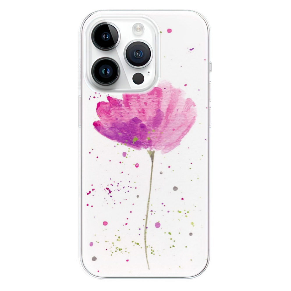 Silikonové odolné pouzdro iSaprio Poppies na mobil Apple iPhone 15 Pro (Odolný silikonový kryt, obal, pouzdro iSaprio Poppies na mobilní telefon Apple iPhone 15 Pro)
