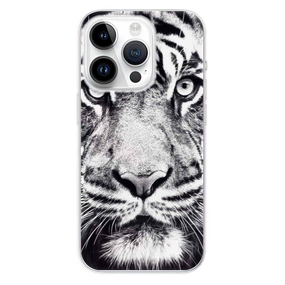 Silikonové odolné pouzdro iSaprio Tiger Face na mobil Apple iPhone 15 Pro (Odolný silikonový kryt, obal, pouzdro iSaprio Tiger Face na mobilní telefon Apple iPhone 15 Pro)