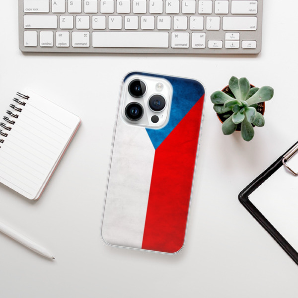 Silikonové pouzdro iSaprio - Apple iPhone 15 Pro - Czech Flag