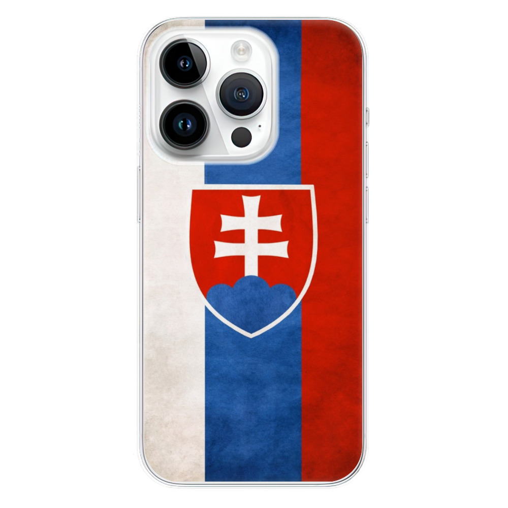 Odolné silikonové pouzdro iSaprio - Slovakia Flag - iPhone 15 Pro