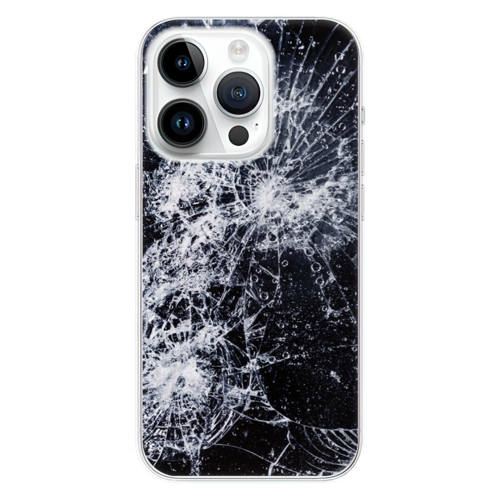 Odolné silikonové pouzdro iSaprio - Cracked - iPhone 15 Pro