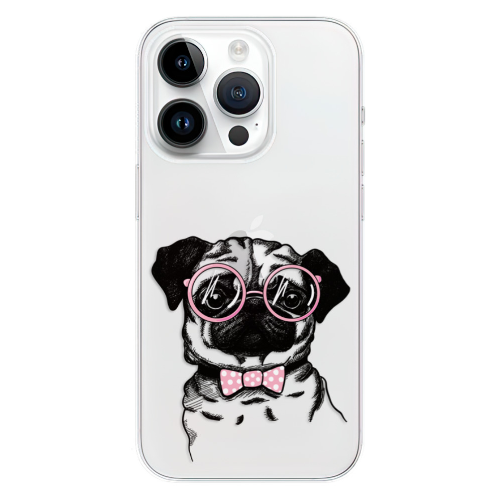 Odolné silikonové pouzdro iSaprio - The Pug - iPhone 15 Pro