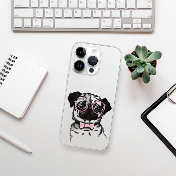 Silikonové pouzdro iSaprio - Apple iPhone 15 Pro - The Pug