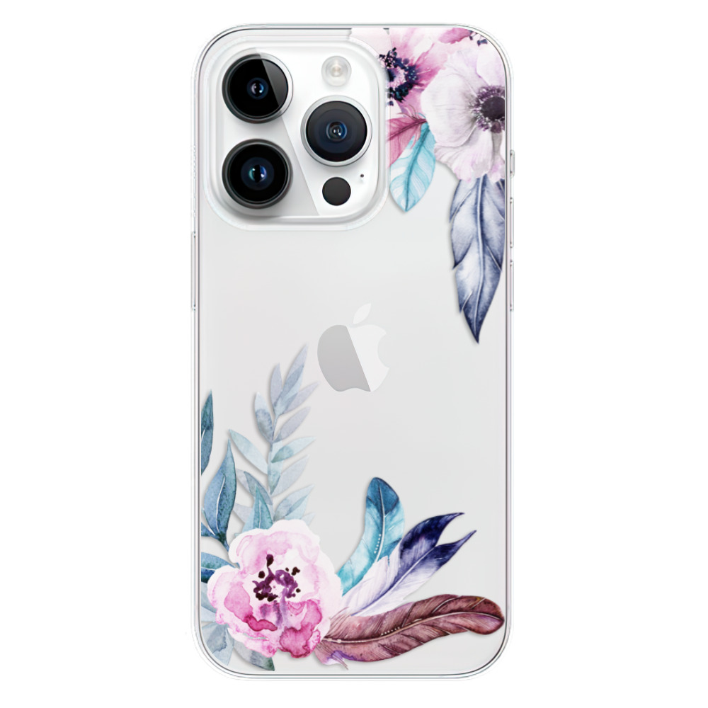 Silikonové odolné pouzdro iSaprio Flower Pattern 04 na mobil Apple iPhone 15 Pro (Odolný silikonový kryt, obal, pouzdro iSaprio Flower Pattern 04 na mobilní telefon Apple iPhone 15 Pro)