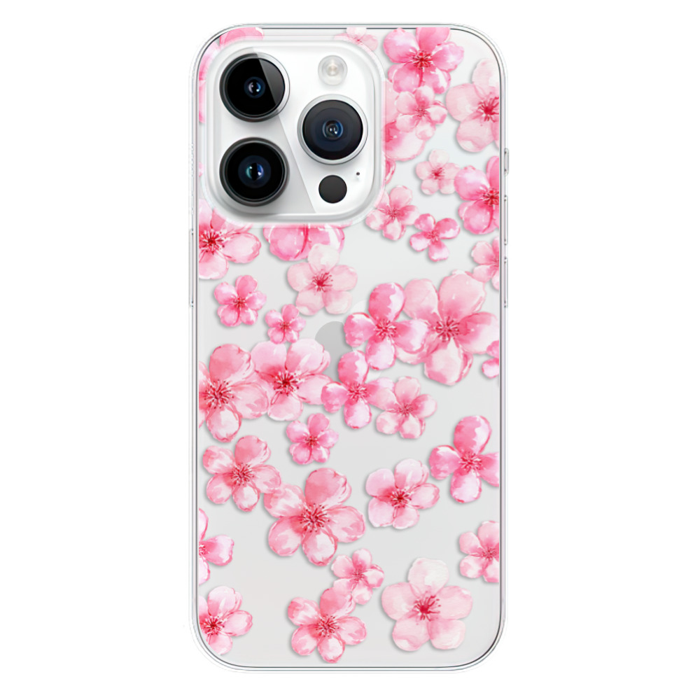 Odolné silikonové pouzdro iSaprio - Flower Pattern 05 - iPhone 15 Pro