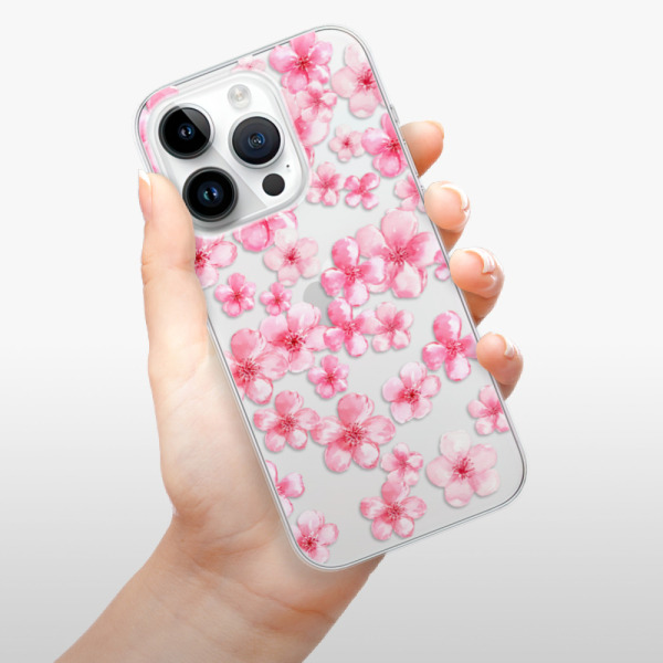 Silikonové pouzdro iSaprio - Apple iPhone 15 Pro - Flower Pattern 05
